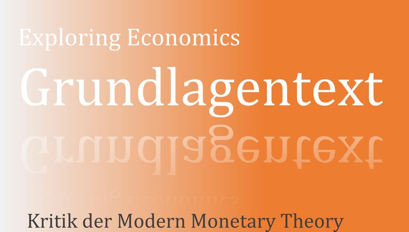 Eine Kritik der Modern Monetary Theory als geldtheoretisches Konzept
